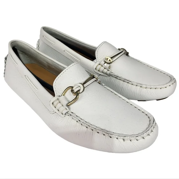 Rockport Bayview Loafer Leather Slip-on White 6.5 - Picture 4 of 5